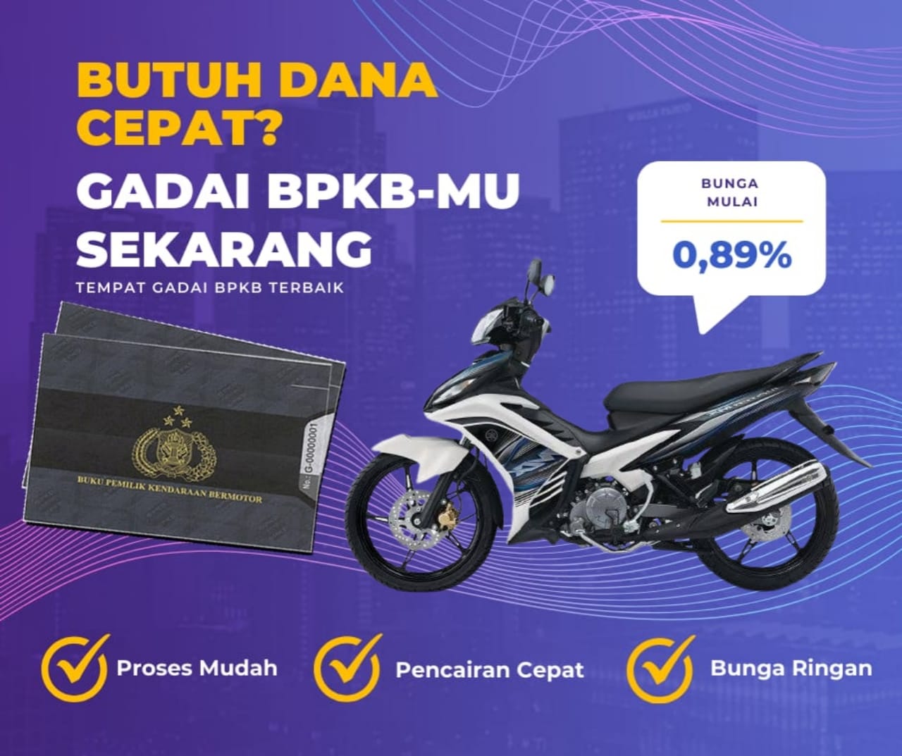 Pinjaman Dana Jaminan Bpkb Motor Yamaha Jupiter Mx 135 Cw Kopling Dapat Pinjaman Berapa? Seperti Ini Simulasinya